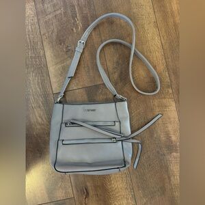 Nine West Light Gray Crossbody Bag